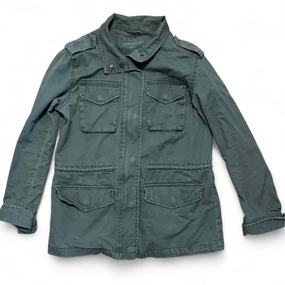 Aeropostale Green Utility Jacket
